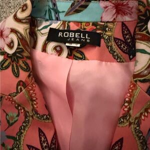 Robell Multicolor Floral Blazer Size M EU 38